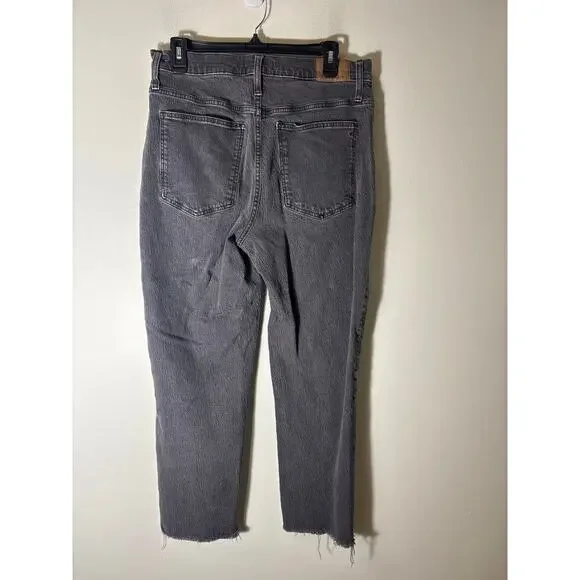 Madewell Light Black "The Perfect Vintage Straight Jean" Sz 31 - Picture 3 of 3
